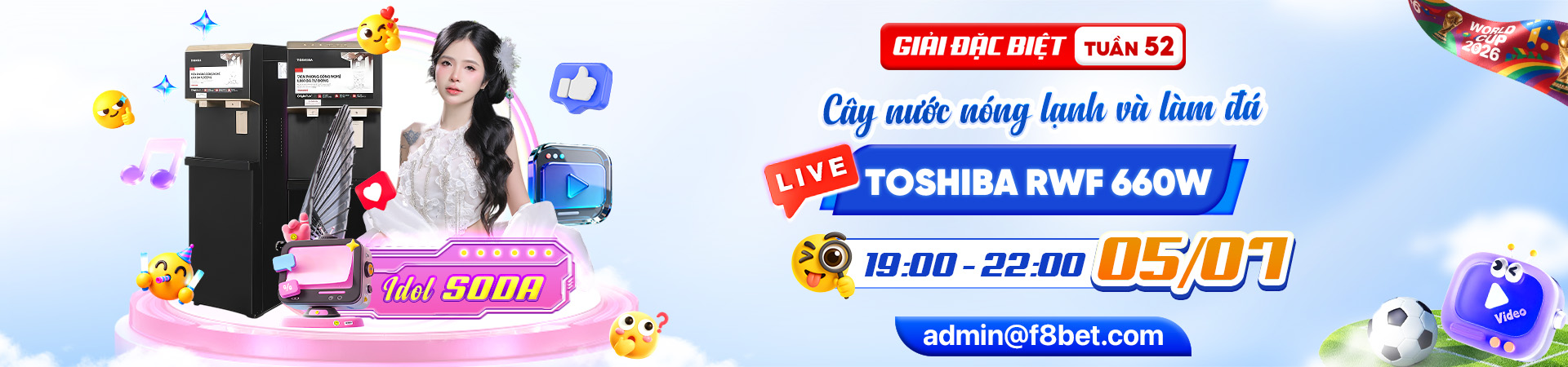 f8bet banner giải đặc biệt megalive tuần 52